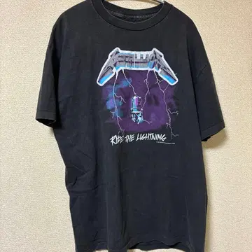 구제 의류 Metallica T셔츠 XL 싱글 스티치