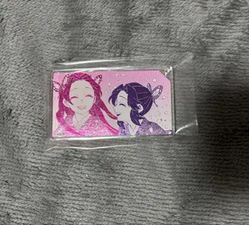 귀멸의 칼날 원화전 금박 아크릴 키링 컬렉션 호접 자매