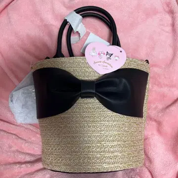 미사용 새상품 시마무라 x 아오키 미사코 2way 백 [ 블랙 ]