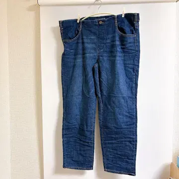 다크 블루 스트레이트 데님 팬츠 [ XXL ]