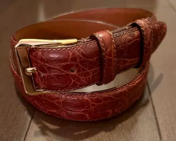 올드처치 가죽 벨트 80/95 브라운 1990년대