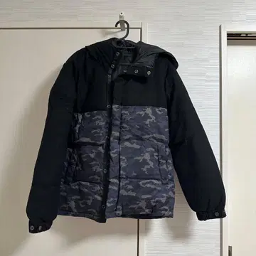 다운 자켓 카모플라쥬 HERE'S street