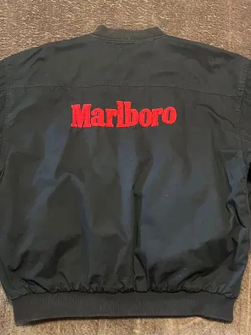 Marlboro 말보로 자수 로고 블루종 자켓 XXL 레어