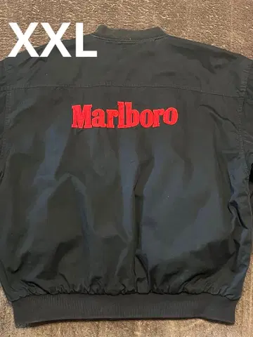 Marlboro 말보로 자수 로고 블루종 자켓 XXL 레어