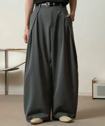 [ 미사용품 ] soerte 그레이 슬랙스 사이즈 1