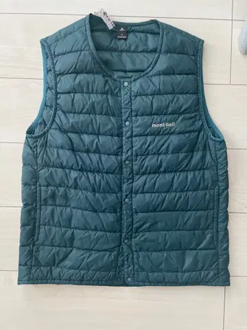 mont-bell 다운 베스트 M 다크 그린