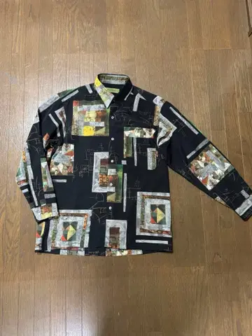 구제 의류 패턴 셔츠 GILDAS