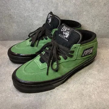 VANS 하프캡 라이즈 33 스니커즈 스웨이드 미드 25cm