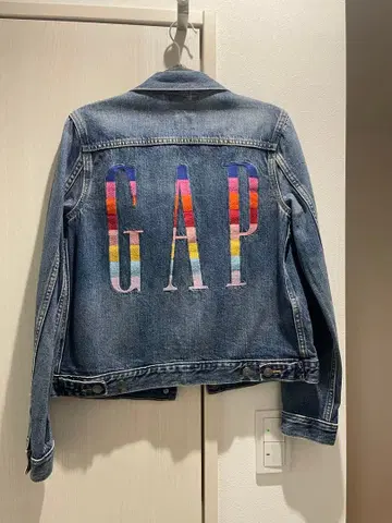 GAP 컬러풀 로고 데님 자켓