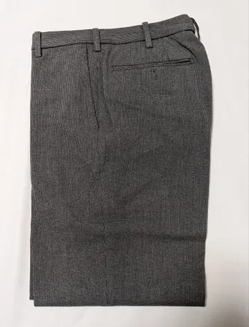 유니클로 히트텍 스마트 팬츠 체크 무늬 짧은 기장 미사용품