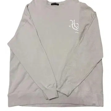 aoos 맨투맨 M 그레이지 계열 로고 트레이닝복