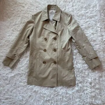 23구 여성용 트렌치코트 S 온워드 카시야마 벨벳 베이지