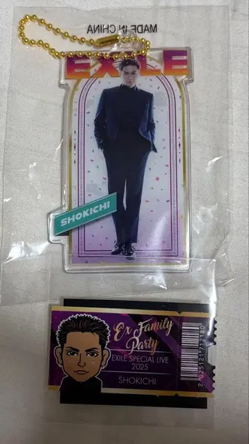 EX FAMILY PARTY 클리어 참 스티커 SHOKICHI