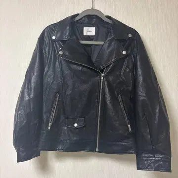 MURUA 블랙 가죽 자켓 F 사이즈