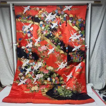 #12-002 사가라 자수 럭셔리 화려 총 자수 고급 우치카케