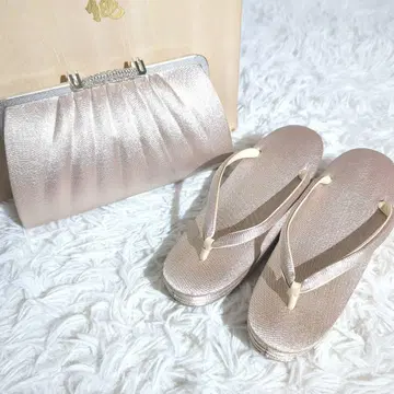 성인식 후리소데 조리 백 2세트 2WAY 골드 실버