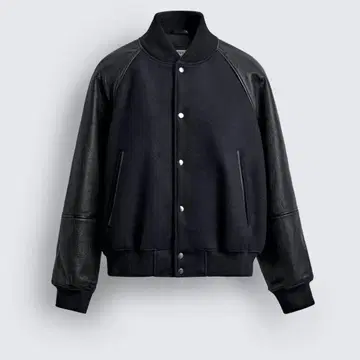 zara 바시티 자켓 스타장 L