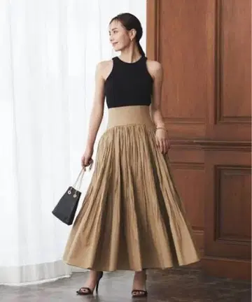 [ 새상품 ] anuans 플리츠 코르셋 스커트