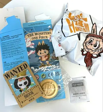 POPMART 원피스 x LABUBU 콜라보 브룩