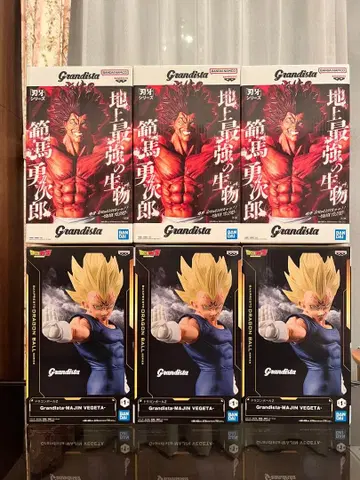 Grandista 드래곤볼 Z 마인 베지터, 바키 한마 유지로 6체 세트