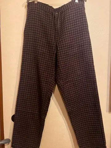 JOURNAL STANDARD 체크 무늬 와이드 이지 팬츠