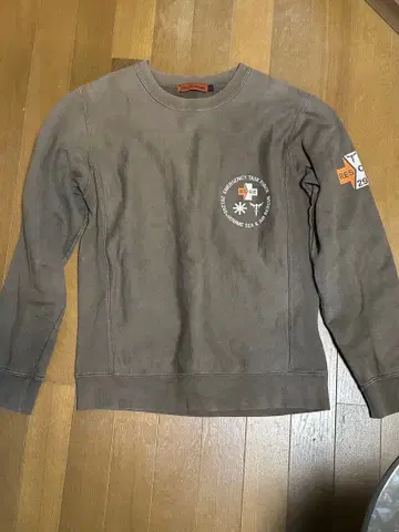 291295=HOMME 초 헤비 웨이트 브라운 긴팔 맨투맨 사이즈 2