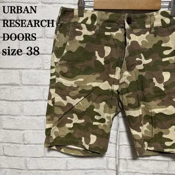 URBAN RESEARCH DOORS 카모플라쥬 하프 팬츠 캠핑 아웃도어