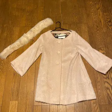 snidel 핑크 울 코트 F 사이즈