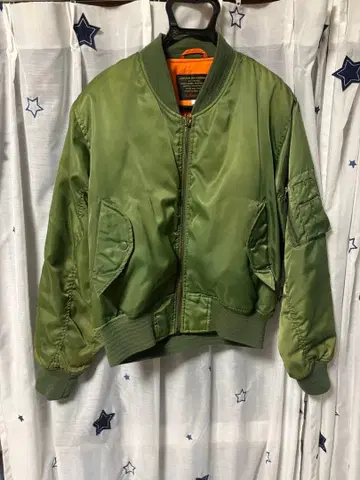 MA-1 플라이트 자켓 M 사이즈 올리브 그린 빈티지