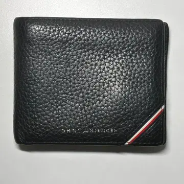 타미힐피거 접이식 지갑 블랙