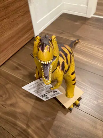 1 티라노사우루스 - 비닐 피규어 2 푸쿠이라푸토루 (핑크) - 인형