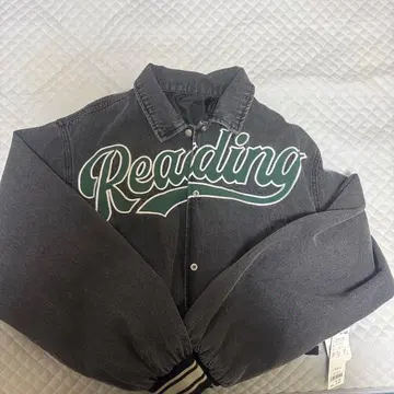 Reading 데님 바시티 자켓 F 사이즈