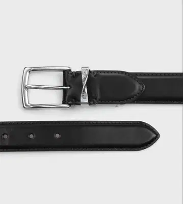 [미사용 새상품] 폴스미스 트위스트 루프 로고 가죽 벨트