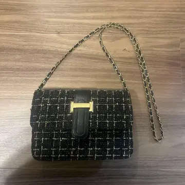 트위드 숄더백 여성용