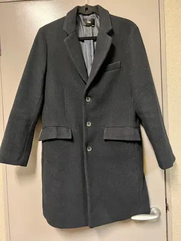 새상품급 HARE 하레 체스터 코트 롱 기장 블랙 M