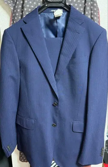 아오야마 양복 수트 상하의 남성용 이와타 타카노리 모델 L 사이즈