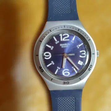 swatch 손목시계 네이비 방수