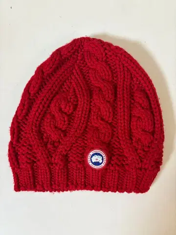 Canada Goose 니트 모자 빨간색 OS