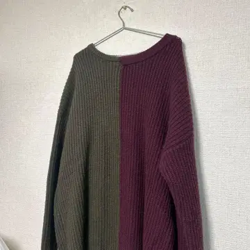 초레어 디자인 wax london 니트 절개 스웨터 L 사이즈