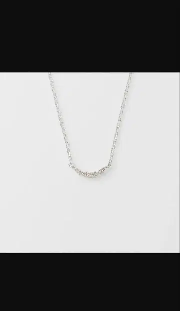 agete 실버 다이아몬드 목걸이