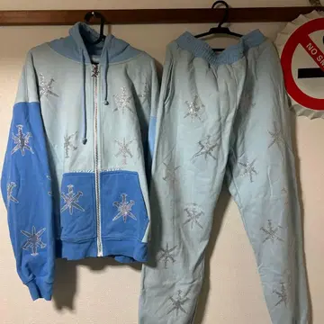 Unknown london 스톤 후드티 셋업