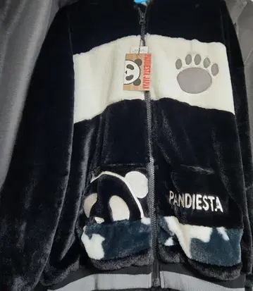 PANDIESTA 플리스 자켓 XL 블랙