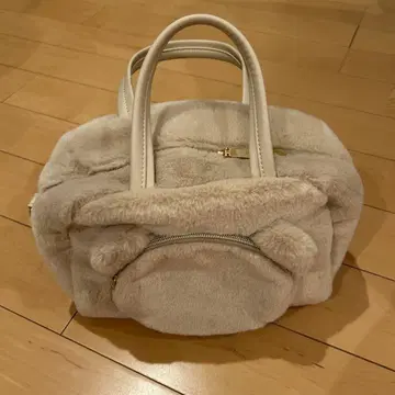 아오키 미사코 시마무라 곰 숄더백 핸드백 2Way 베이지