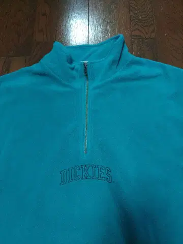 Dickies 플리스 하프 지퍼 XL 자수