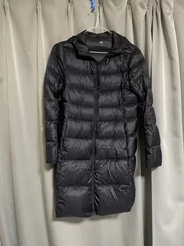 유니클로 롱 다운 자켓 L