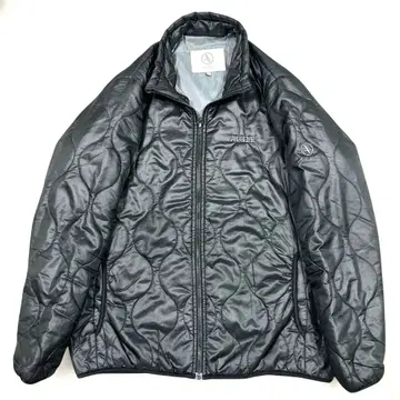 AIGLE 블랙 퀼팅 자켓 S