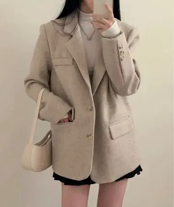 [ 새상품급 ] 투 버튼 오버 사이즈 자켓