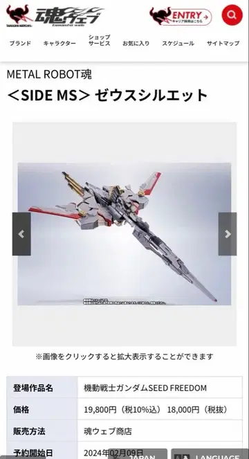 METAL ROBOT혼 제우스 실루엣