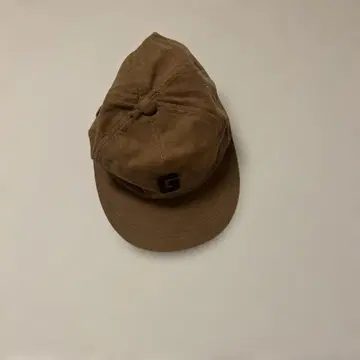 브라운 코듀로이 캡 로고 포함