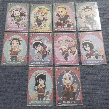 귀멸의 칼날 ufotable 크리스마스 엽서